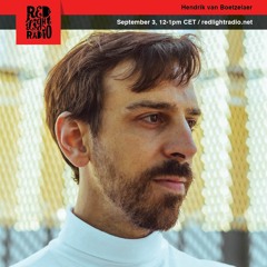 Live At Red Light Radio - Hendrik van Boetzelaer (Formerly known as Opuswerk) 02.09.2019
