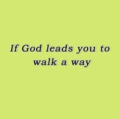 If God leads you to walk a way(w/rain sound)