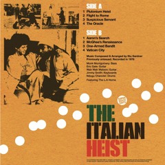 Unissued tv Soundtrack The Italian Heist 1978