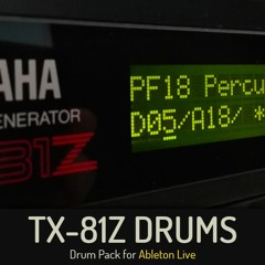 TX81Z Drums - Demo B