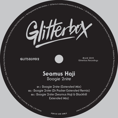 Seamus Haji 'Boogie 2nite'