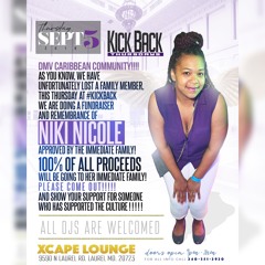 SPECIAL EDITION KICKBACK THURSDAYS 09.05.19 NIKI NICOLE FUNDRAISER