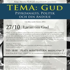 Ervik Cejvan: Lacan Om Gud