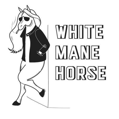 Alisa Stickpackung 'White Mane Horse' Kreuzstich – Motiv 00-114, Inkl. Aida 14, Baumwollgarn & Nadel