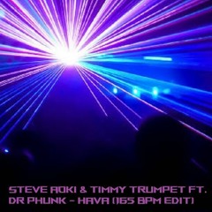 Steve Aoki & Timmy Trumpet ft. Dr Phunk - Hava (165 BPM Edit)