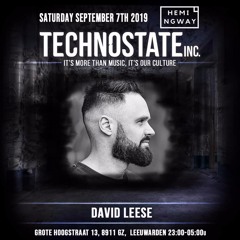 David Leese @ Technostate, Club Hemingway - Leeuwarden (07-09-2019)
