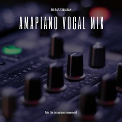 Amapiano Vocal Special Mix 2019 South Africa By DJ Ras Sjamaan (Gqom, Afro house, Afrobeats, Kwaito)