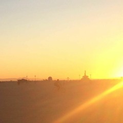 Sunset at Burning Man 2019
