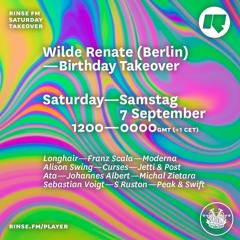 Wilde Renate (Berlin) Birthday Takeover