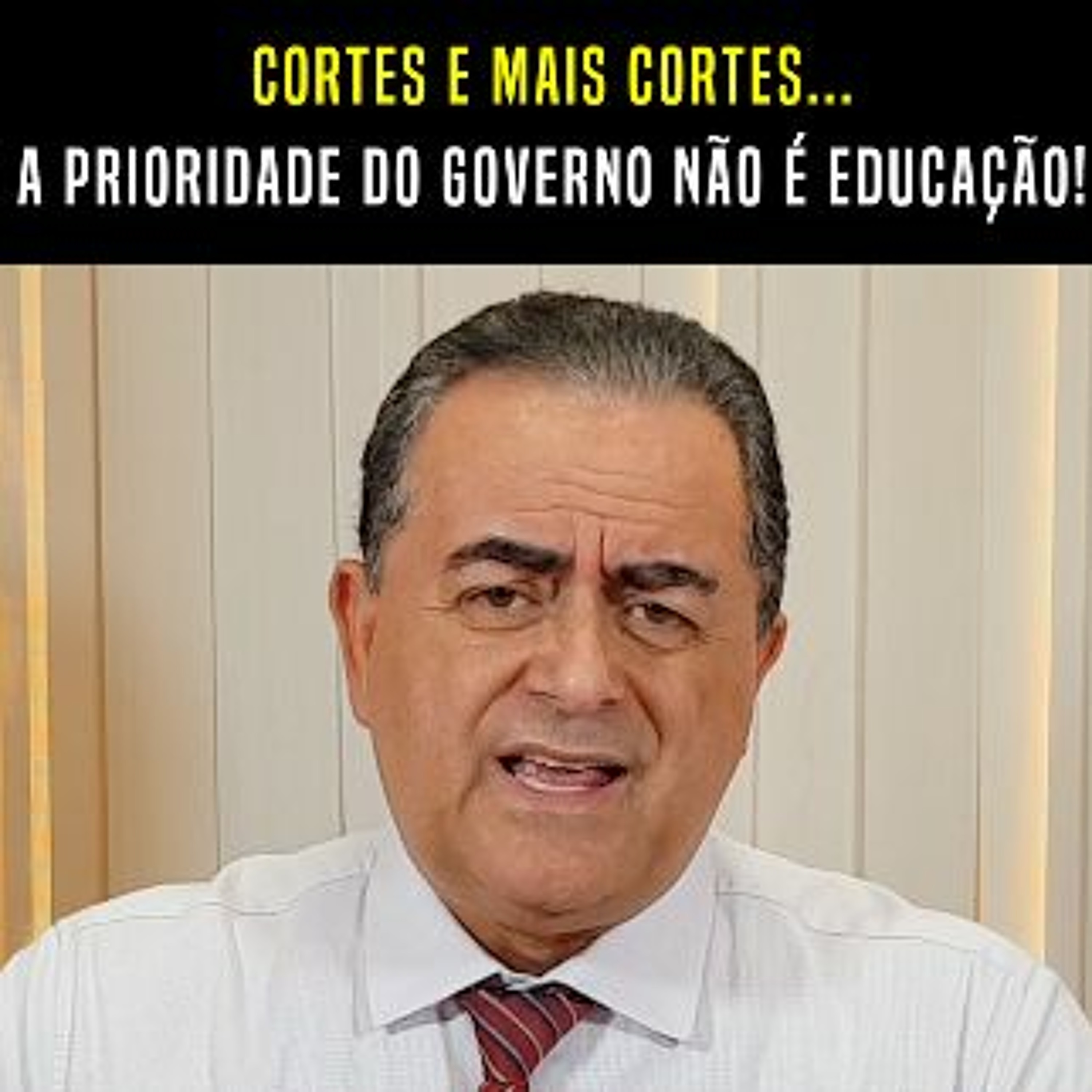 CORTES E MAIS CORTES... A PRIORIDADE DO GOVERNO NÃO É EDUCAÇÃO!