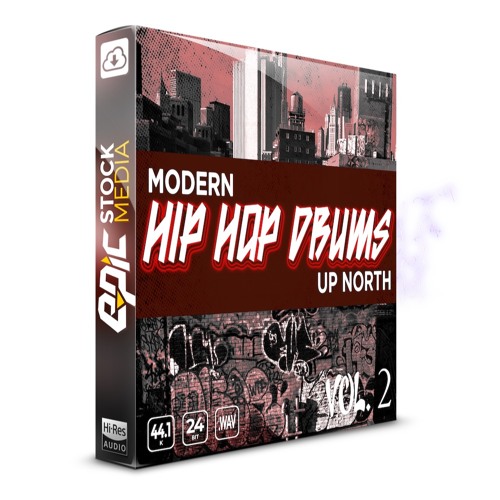 Epic Stock Media Modern Up North Hip Hop Drums Vol 2 WAV-FLARE