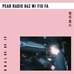 PearRadio042: Fio Fa - RNAL 106.4FM - 09/09/19