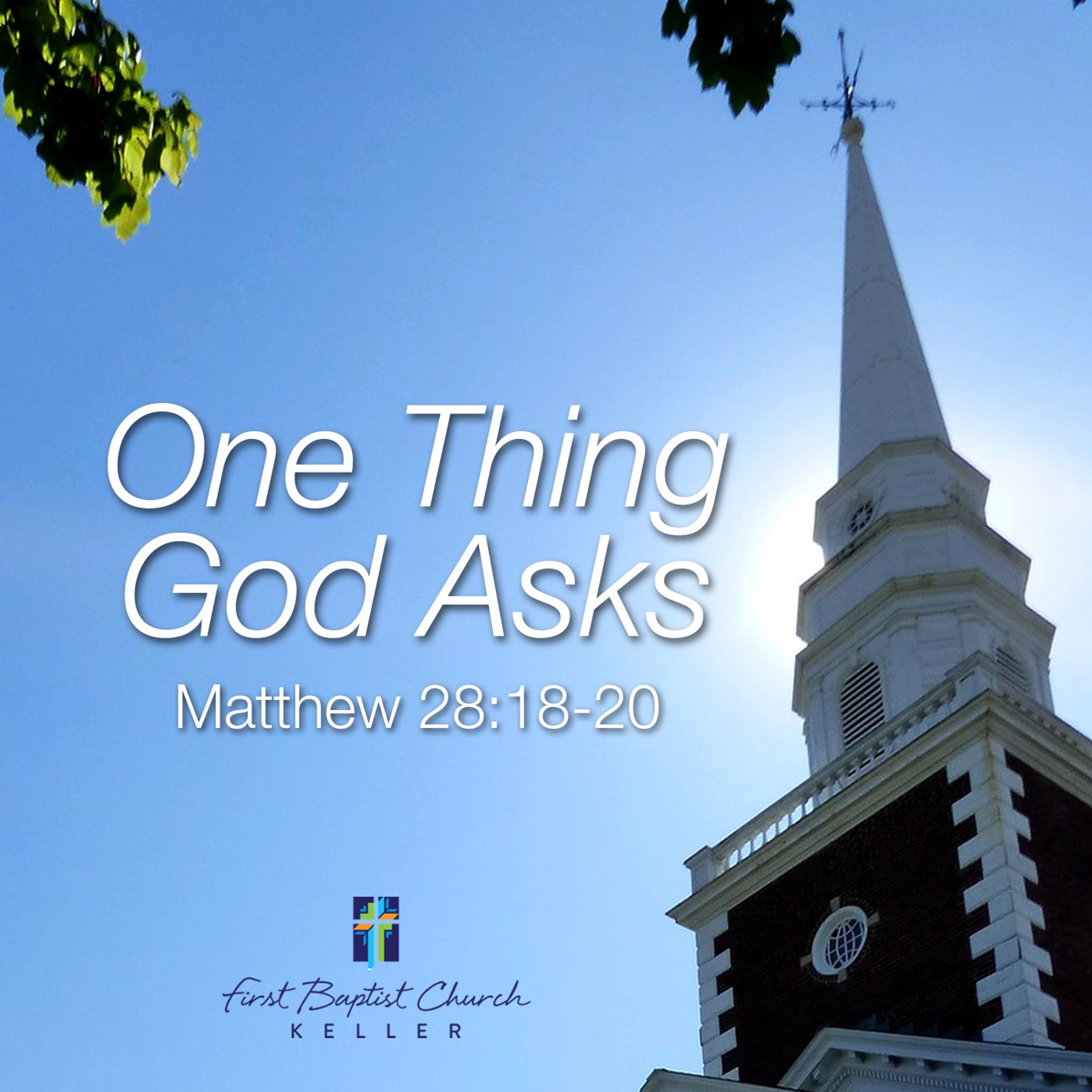 One Thing God Asks_09-09-19 episode artwork