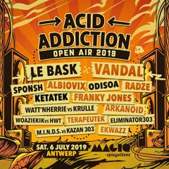 FRANKY JONES @ ACID ADDICTION OPEN AIR 2019 (ANTWERP - BE)