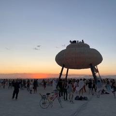 diplo Burning Man Cloud Art Car