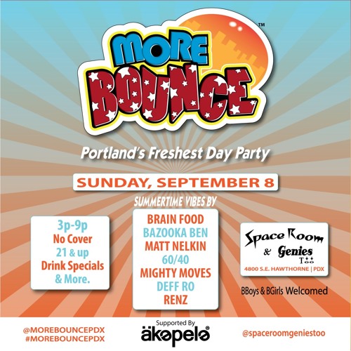 More Bounce 9.8.19 Live Mix