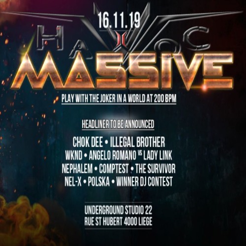 MASSIVE BELGIUM 2019 - DJ CONTEST - MIX RAWSTYLE