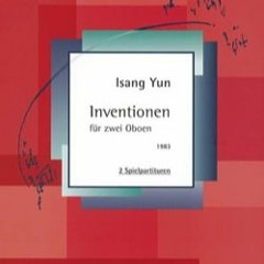 Inventionen - IV Harmonie - Isang Yun