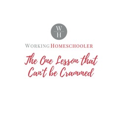 The One Lesson That Can't Be Crammed