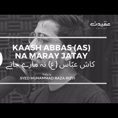 Noha - Kaash Abbas Na Maray Jatay  Raza Rizvi
