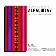 Pelo D' Ambrosio - Alpaquitay (KAMUS YARIN Remix)