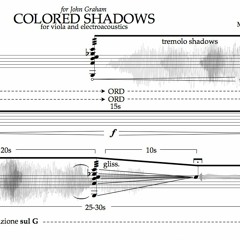 Colored Shadows [Hyperresonance IV] (2012, viola and electroacoustics)
