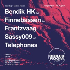 Telephones | Boiler Room Oslo: Jaeger X Frædag