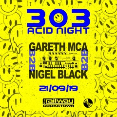 4Four: 303 Acid Night Promo Mix - Gareth McA B2B Nigel Black