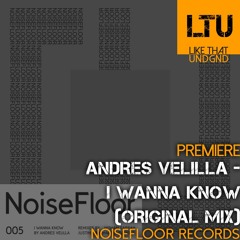 Premiere: Andrés Velilla - I Wanna Know (Original Mix) | NoiseFloor Records