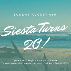Siesta Turns 20!
