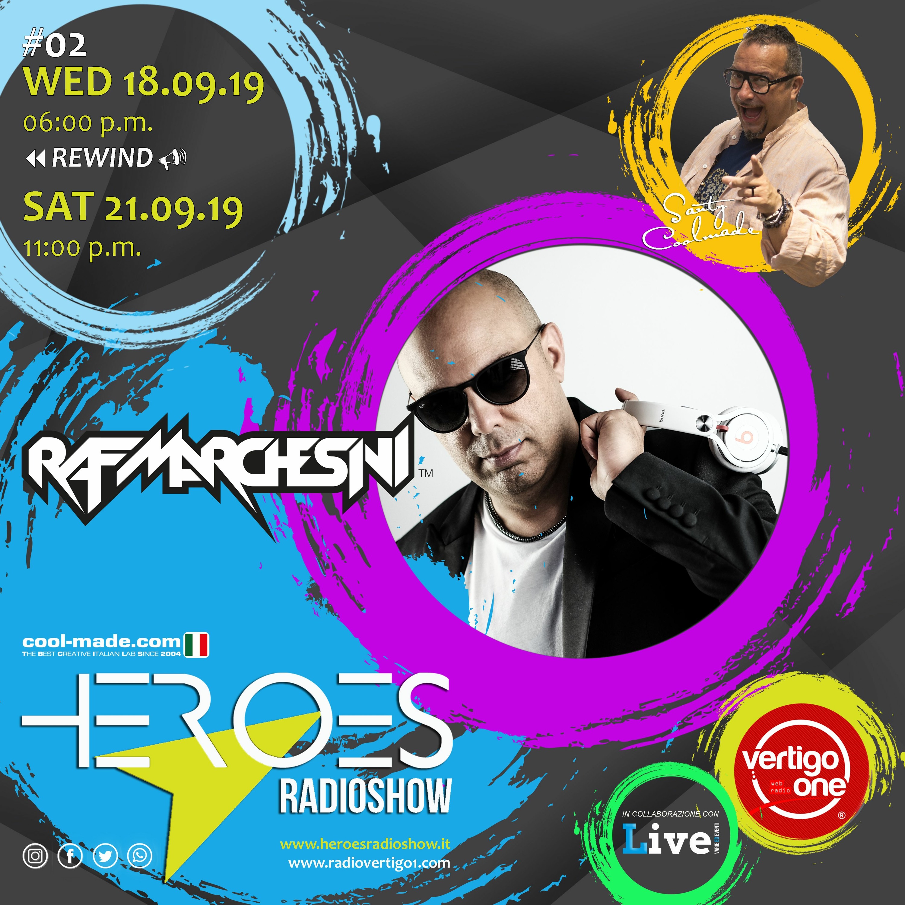 #02/2019-20> HEROES RadioShow - Special Guest RAF MARCHESINI episode artwork