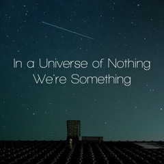 In A Universe Of Nothing, We're Something