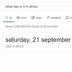 what day is it in africa?