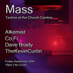 live from mass @ church cantina