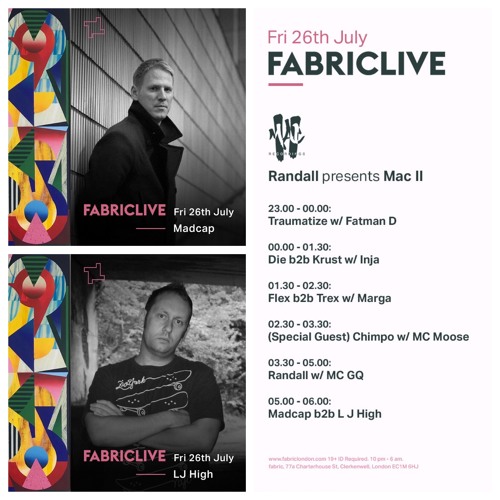 Madcap & LjHigh Feat McMoose- Mac2Prty Fabric 26:07:2019