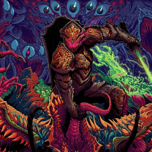 dark psychedelic art