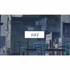 say