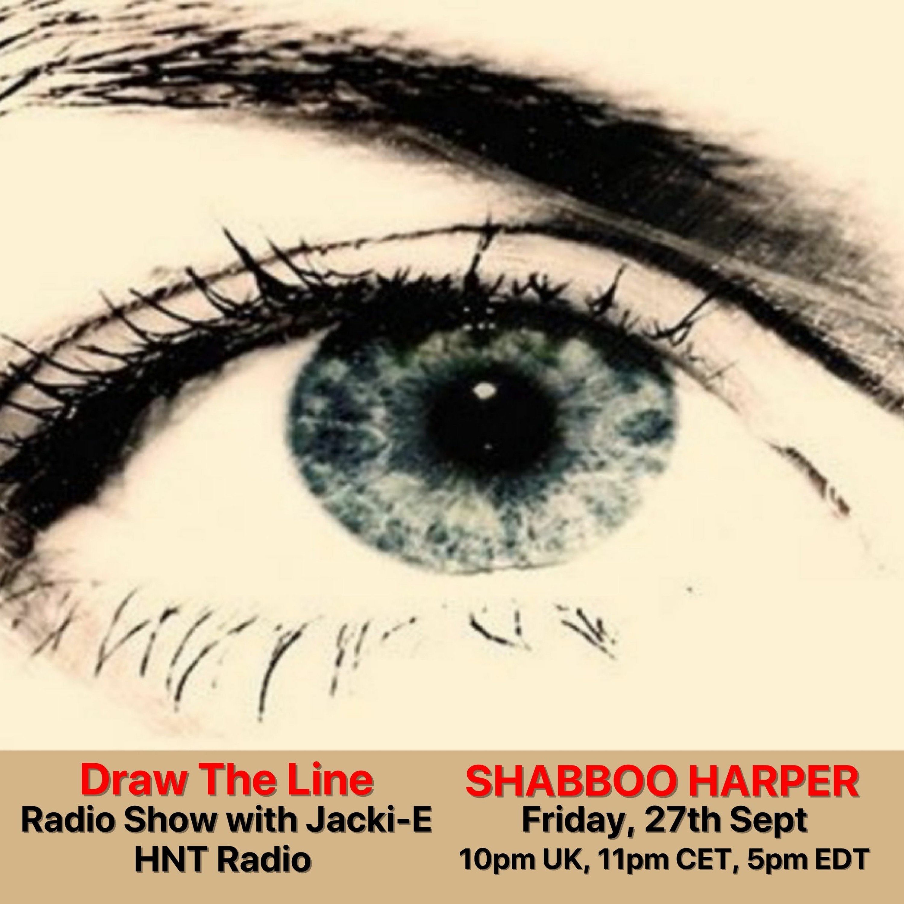 Jacki-E and Draw The Line Radio Show