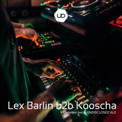 Lex Barlin b2b Kooscha at UNDISCLOSED's 1st Birthday