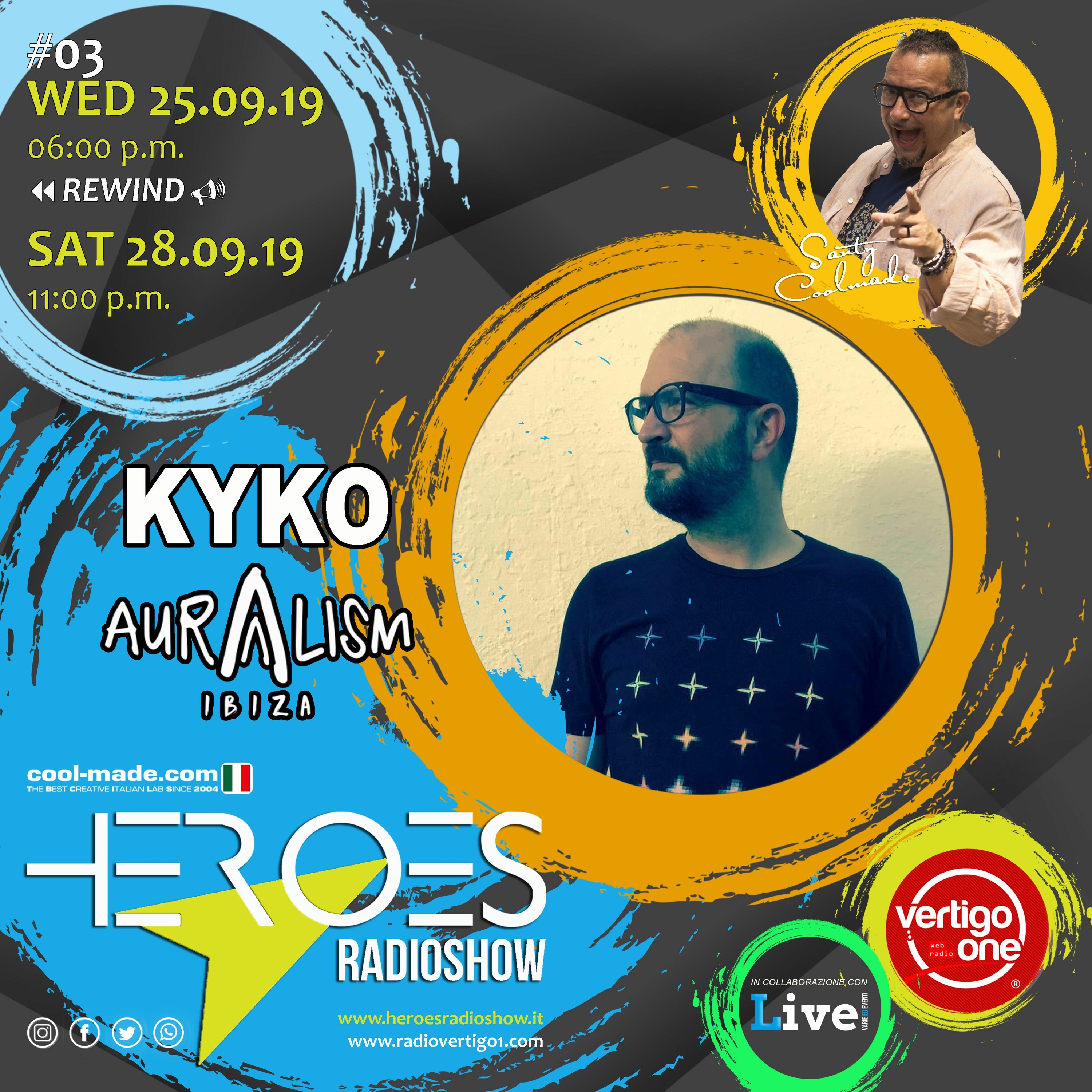 #03/2019-20> HEROES RadioShow - Special Guest KYKO from AURALISM episode artwork