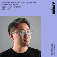 Hospital Records with Logistics & Lens (Guest Makoto) - 25 September 2019