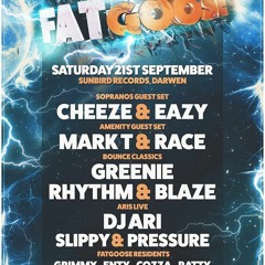 FATGOOSE LIVE 21/09/19 - SOPRANOS SET - DJ CHEEZE MCS EAZY VIPER PRESSURE
