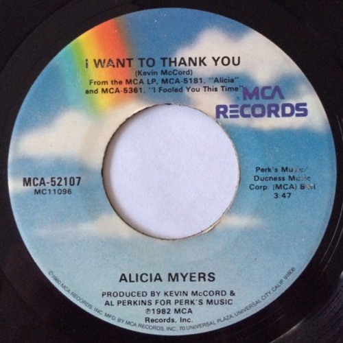 Alicia Myers - I Want To Thank You (edit)