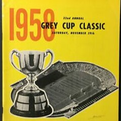 1958 Grey Cup: Winnipeg Blue Bombers vs Hamilton Tiger-Cats