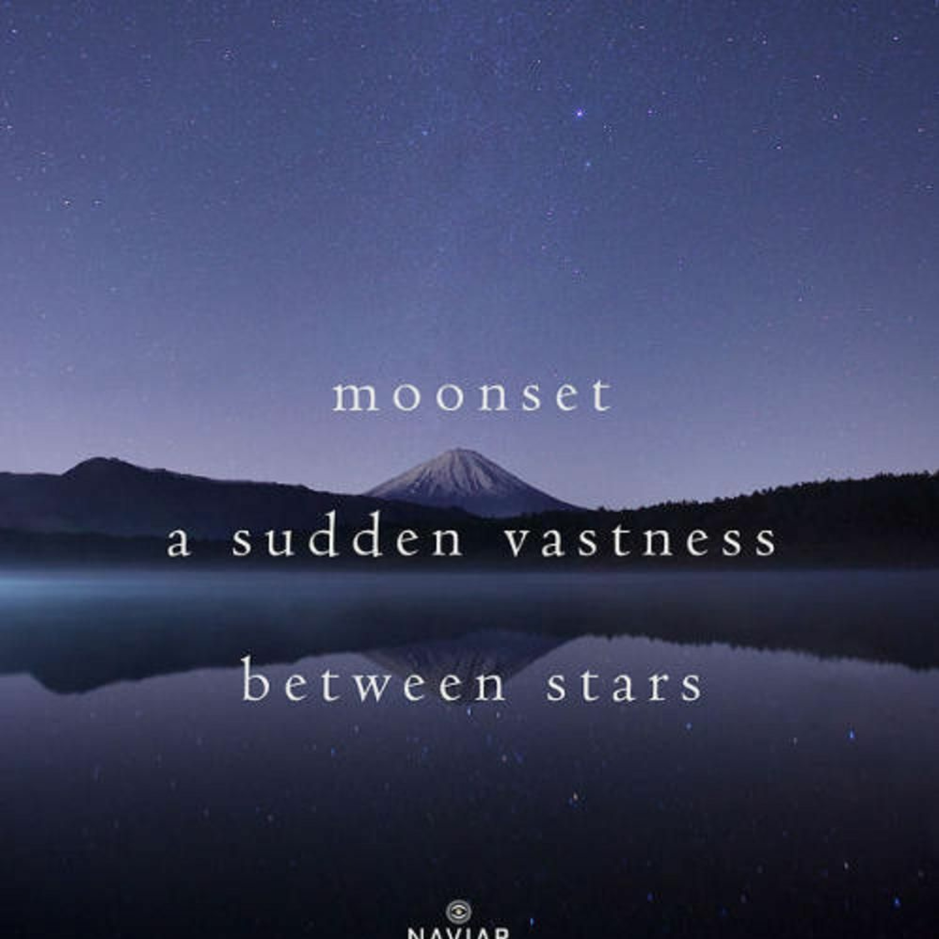 Moonset - A Sudden Vastness Betrween Stars (Naviarhaiku 299) episode artwork