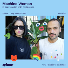 Machine Woman in conversation with Kingsizebed - 27 September 2019