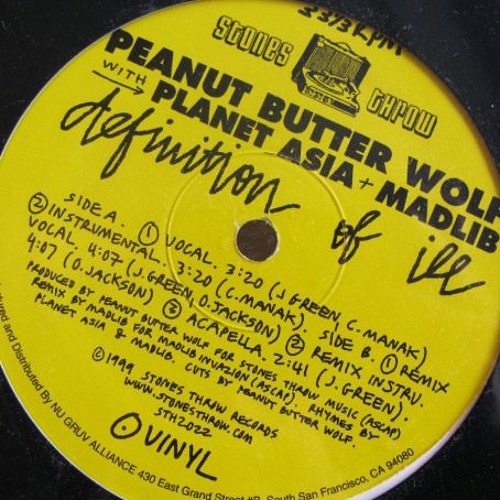 Peanut Butter Wolf Planet Asia Madlib - Definition Of Ill Remix (Instrumental)