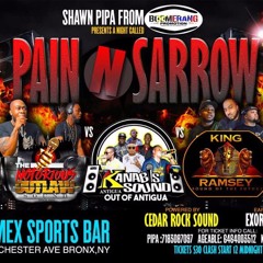 BOOMERANG PROMOTION PRESENTS:  "PAIN AND SARROW" 9/27/19 KING RAMSEY VS KANABIS VS NOTORIOUS OUTLAW