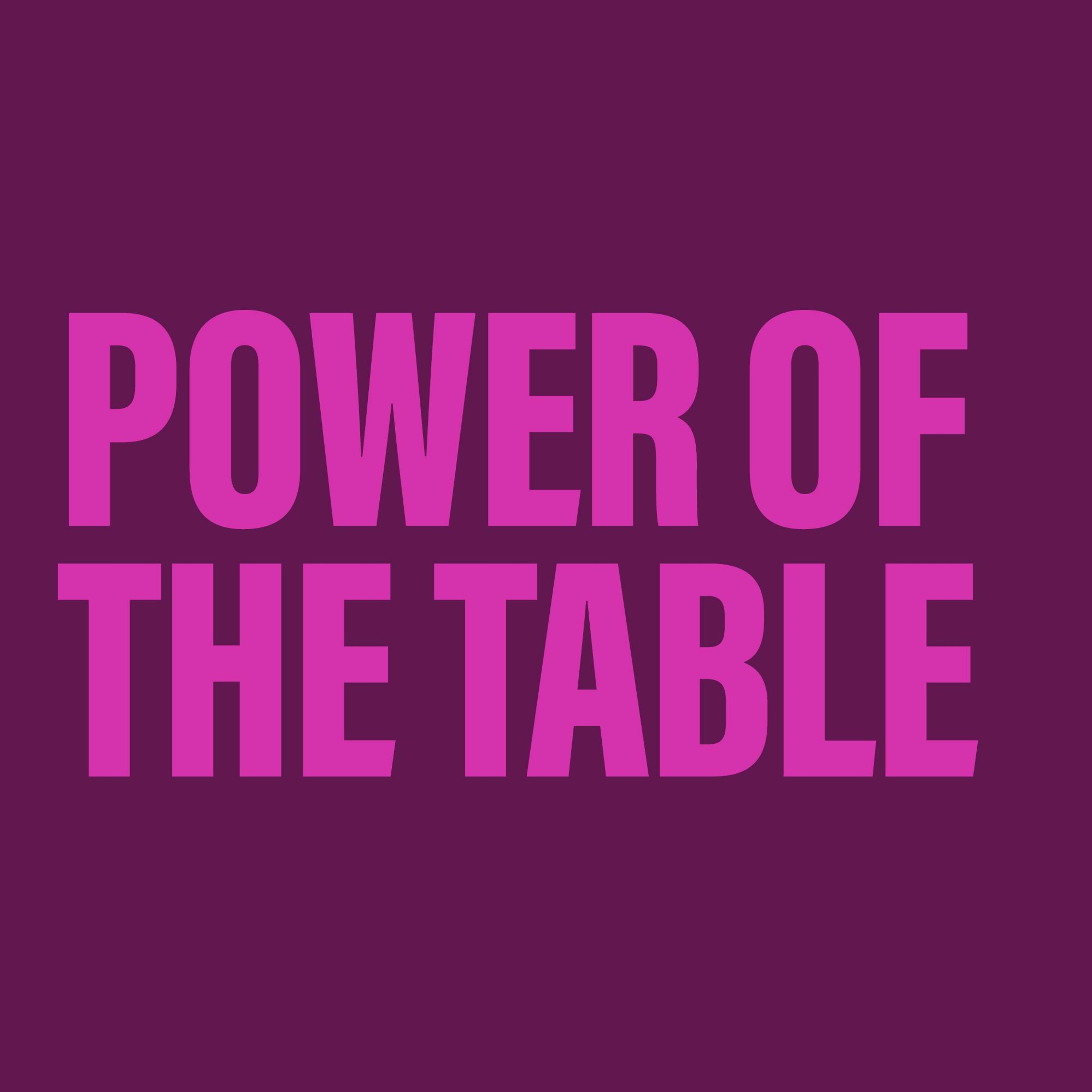 'Power of the Table' / David McBride