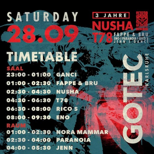 Schranzmaschin // Der Name ist Programm -Abholexpress @3 Jahre Sector One // Karlsruhe Gotec FREE DL